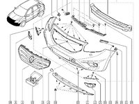 Grila proiector stanga produs nou original pentru Renault Koleos I 2008-2016