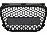 Grila Radiator Am Audi A1 8X 2010-2014 Pre Facelift RS1 Design Piano Black FGAUA18XRSB