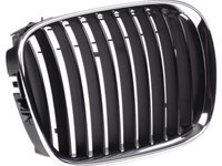 Grila Radiator Am Dreapta Bmw Seria 5 E39 1996-2000 51138159316 Crom/Negru