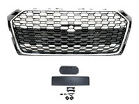 Grila radiator Audi A5 F5 2017-2019 RS Design Negru Crom