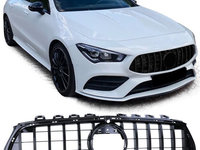 Grila Radiator Bara fata Negru Lucios Mercedes CLA X118 din 2019