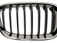 Grila radiator Bmw Seria 1 (F20), 08.2011-, dreapta, crom/negru, 51137262118, 20C105-2 Model SPORT