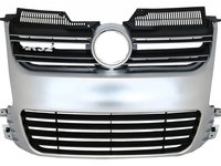 Grila radiator compatibil cu VW Golf 5 V 2003-2008 R32 Design Brushed Aluminium