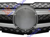 Grila Radiator Cromata/Argintie+Neagra Mercedes GLK (X204) 2008 2009 2010 2011 2012