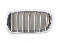 Grila radiator, masca fata Bmw X5 (F15), 10.2013-, parte montare partea stanga, crom/titan, 20T105-5, Aftermarket