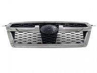 Grila radiator, masca fata Subaru Legacy (Bm/Br), 2013-12.2014, parte montare centrala, cu ornament cromat, crom/negru, 720905-7, Aftermarket