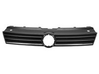 Grila radiator, masca fata Vw Polo (6r), 2014-2017, parte montare centrala, cu 2 ornamente cromate, cu ornament crom, 953305-8, Aftermarket