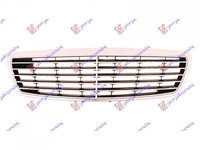 GRILA RADIATOR MERCEDES E-CLASS W211 2002->2008 Grila radiator, negru/cromata, ptr Avantgarde, completa ->06 PIESA NOUA ANI 2002 2003 2004 2005 2006