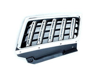 Grila radiator Mitsubishi L200/Triton, 04.2010-2015, dreapta, crom/gri, 7450A570, 528405-2