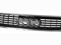 GRILA RADIATOR NEGRU CU ORNAMENT CROM AUDI A4 12/2000-10/2004