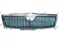 GRILA RADIATOR SKODA OCTAVIA .2004->2012 Grila radiator complet toate cromat PIESA NOUA ANI 2004 2005 2006 2007 2008 2009 2010 2011 2012