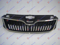 GRILA RADIATOR SKODA RAPID 2012-> Grila radiator cu rama cromat, PIESA NOUA ANI 2012 2013 2014 2015 2016 2017