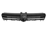 Grila radiator VW Golf 7 (5K), 10.2012-, crom/negru, cu faruri halogen, 5G0853651, 95C205