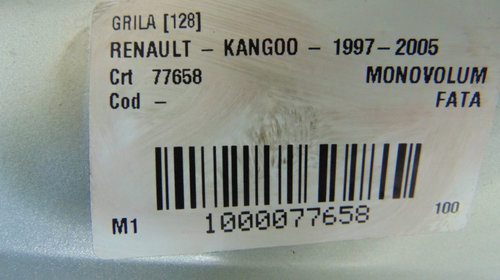 Grila Renault Kangoo din 2003