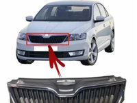 Grila superioara noua cu crom nichel Skoda Rapid 2012 2013 2014 2015 2016 2017 2018