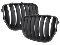 Grile bara fata BMW X5 E53 FAn de producție 2003-2006 Stânga si dreapta SET Negru mat