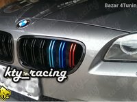 GRILE BMW SERIA 5 F11 NEW M5 M LOOK NEGRU ///M COLOUR