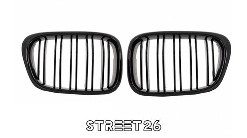 Grile Centrale Compatibil Cu BMW Seria 5 E39 (1995-2003) Negru Lucios M Design