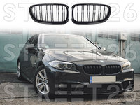 Grile Centrale Compatibil Cu BMW Seria 5 F10 F11 (2010-2017) Negru Lucios M Design