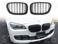 Grile Centrale Compatibil Cu BMW Seria 7 F01 F02 F03 F04 (2008-2015) Negru Lucios