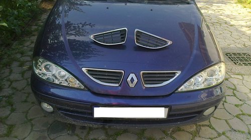 Grile crom capota motor renault megane 1 an 1998-2003