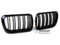 Grile duble BMW E36 Seria 3 Facelift (96-98) negru lucios