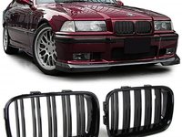 Grile duble negre BMW Seria 3 E36 91-96