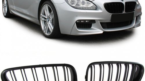 Grile Duble Negre BMW SERIA 6 M6 F06 F12 F13 Cabrio Coupe Gran Coupe ⭐⭐⭐⭐⭐