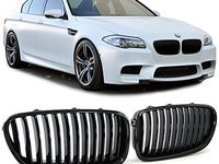 Grile Fata Radiator Bmw Seria 5 F10 Culoare Negru Lucios