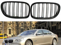 Grile nari duble M Bmw seria 7 F01/F02 negru lucios