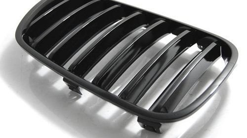 Grile radiator BMW X3 E83 2007-2011, negru lu