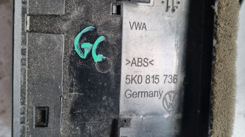 Guri ventilatie bord centrale+buton avarii VW GOLF 6,AN FABRICAȚIE:2009