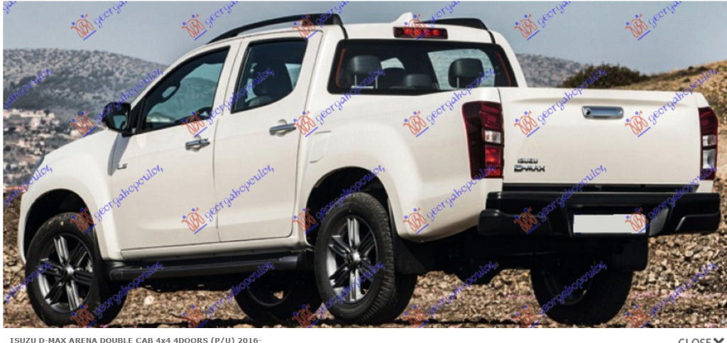 Haion bena/OBLON - ISUZU P/U D-MAX 2016-