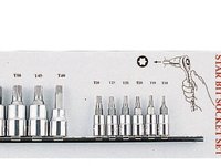 Hans set torx 1/4 , 3/8 10 piese