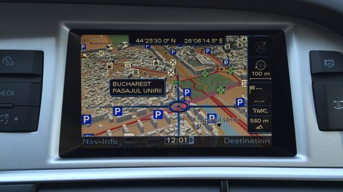 Harta Navigatie Audi A4 A5 A6 Q5 Q7 MMI3G HDD Harti Europa + ROMANIA 2018