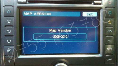 Harta navigatie Denso - Ford 2009-2010