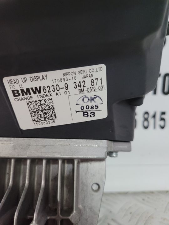 Head Up Display Bmw F06 F12 F13 F10 F11 