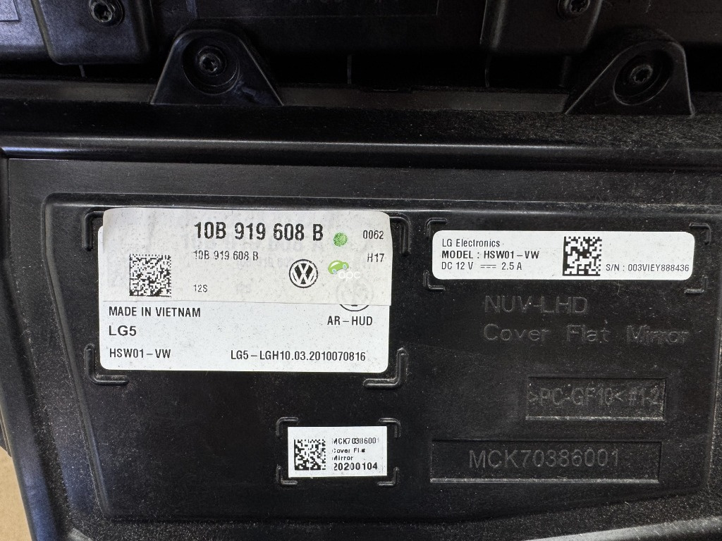 Head-Up Display Original VW ID3 (2020 - 
