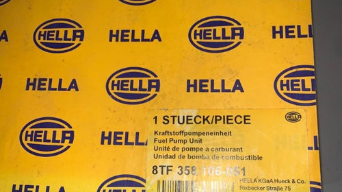 HELLA 8TF 358 106-051 Sistem alimentare cu combustibil cu dispozitiv semnalizare (plutitor), cu etansare, ele