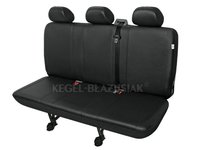 Husa bancheta microbuz 3 locuri din piele ecologica pentru Jumper Jumpy Fiat Ducato Scudo Ford Transit Iveco daily Sprinter Vito Nissan Opel Movano Vivaro Peugeot Boxer Expert Renault Master Trafic VW Caravelle LT T