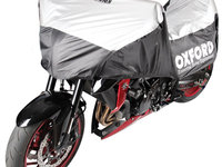 Husa Moto Exterior Oxford Umbratex Cv1 Argintiu Marimea L CV107