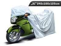 Husa Pentru Motocicleta &quot;xl&quot; 245x105x125 Cm, 3 Straturi, Reflectoare Carmotion 86380