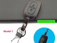 Husa piele cheie Dacia Renault Logan Megane Espace Kangoo Duster Clio