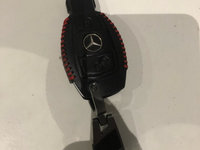 Husa piele ecologica cheie Mercedes CLA A180 A200 A260 AMG 2 butoane