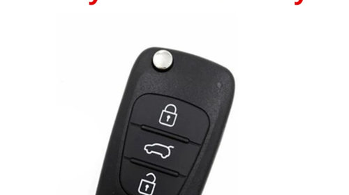 Husa rosu carbon pentru cheie briceag Kia Sportage Rio 3 Soul Picanto Ceed Pro K5 K2 Hyundai i20 i30 ix20 ix35