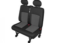 Husa scaun auto bancheta dubla Van Perun DV2 M pentru Citroen Jumpy, Fiat Scudo, Ford Transit, Mercedes Vito, Opel Vivaro, Renault Trafic, Peugeot Expert