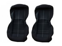 Husa / Set huse scaune auto fata ( 1+1 ) autoutilitare - NEGRU
