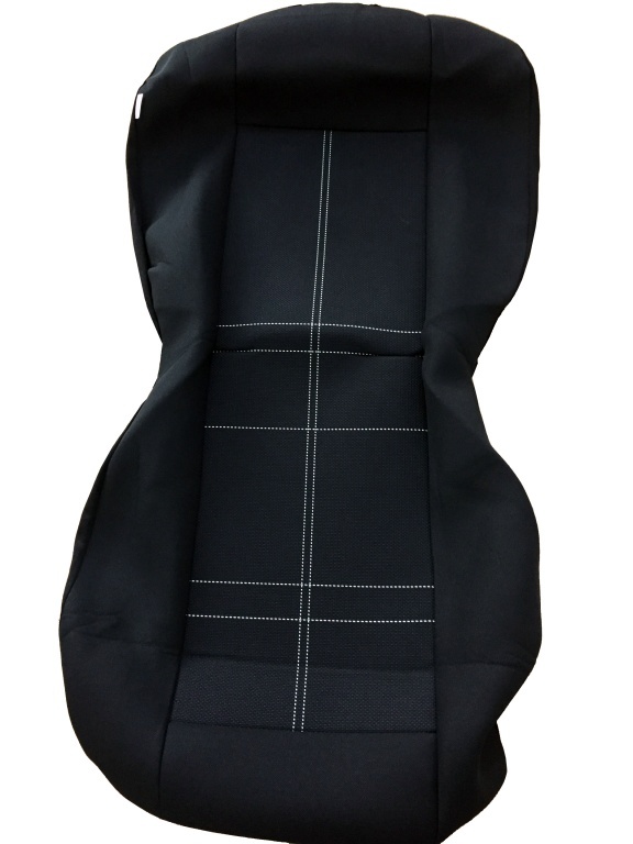 Husa / Set huse scaune auto fata ( 2+1 ) VW T5 2003-2016 - autoutilitare - NEGRU