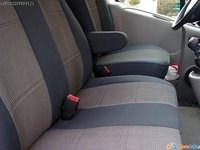 Husa / Set huse scaune auto fata ( 2+1 ) VW T5 2003-2016- autoutilitare - NEGRU+GRI