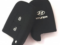 Husa silicon carcasa chei pentru Hyundai 2 butoane